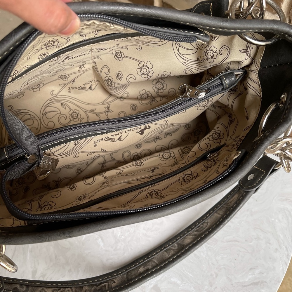 Montana West Embroidered Collection Satchel Bag - Picture 6 of 6